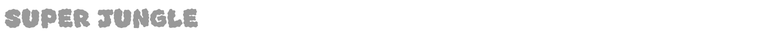 Super Jungle font preview